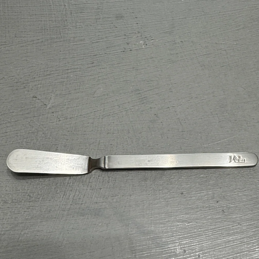 Vintage Japan Airline Butter Knife Spreader Stainless Steel Spreader Knife